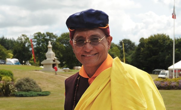 Sa saintet&eacute; Gyalwang Drukpa &agrave; Plouray
