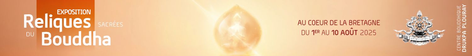 Annonce de l'exposition des Reliques sacrées du Bouddha
