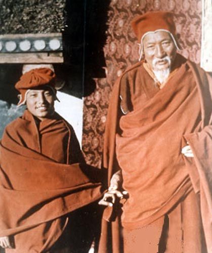 Photo of His Holiness Gyalwang Drukpa and Kyabje Thuksey Rinpoche